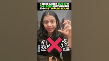 CBSE 2024 SST बोर्ड परीक्षा में पूछे गए सिलेबस से बाहर के प्रश्न? #class10