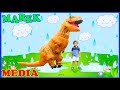 Rain Rain Go Away | Pretend Play with Giant Dinosaur