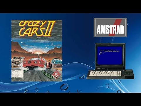 CRAZY CARS II / F40 PURSUIT SIMULATOR - GAMEPLAY - AMSTRAD CPC