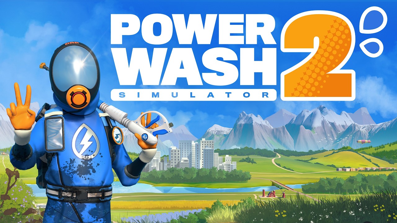 LeftWolf - 1er anniversaire de la chaîne 🥳 - PowerWash Simulator 2 #2 Nettoyer balayer mais kiffer