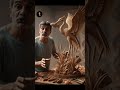 “Chacha Ki Kamal Ki Wooden Sculpture – Mr Sanu with Ai Creation”#ChachaArt#DesiArtist