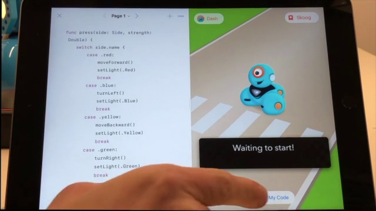 Kids can now program Dash and Dot robots through Swift Playgrounds