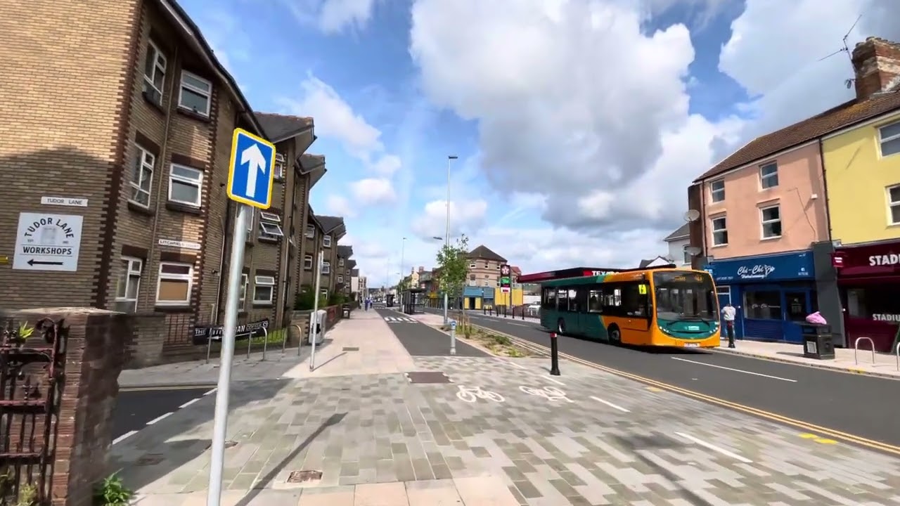 Cardiff central station to the Tramshed