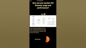 | Tech Guru Ram |How can you monitor API Gateway usage and performance?