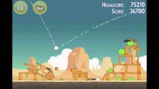 Angry Birds Ham 'em High 14-18 (F-3 or Facebook Level 3) Walkthrough 3 Star