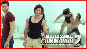 Back To Back Action Mashup | Commando 2 | Fight Scenes | Vidyut Jammwal | Adah Sharma