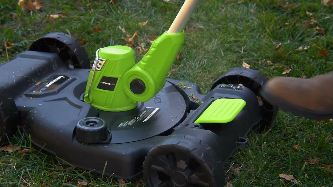 Earthwise 20V String TrimmerEdgeMower YouTube