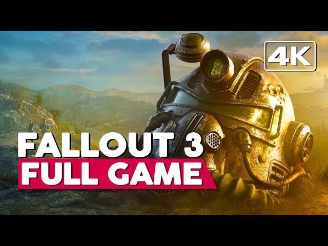 Fallout 3 (2008) - PC Gameplay 4k 2160p / Win 10 