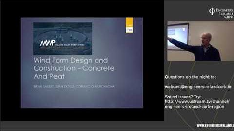 Wind Farm Design and Construction - Concrete and Peat