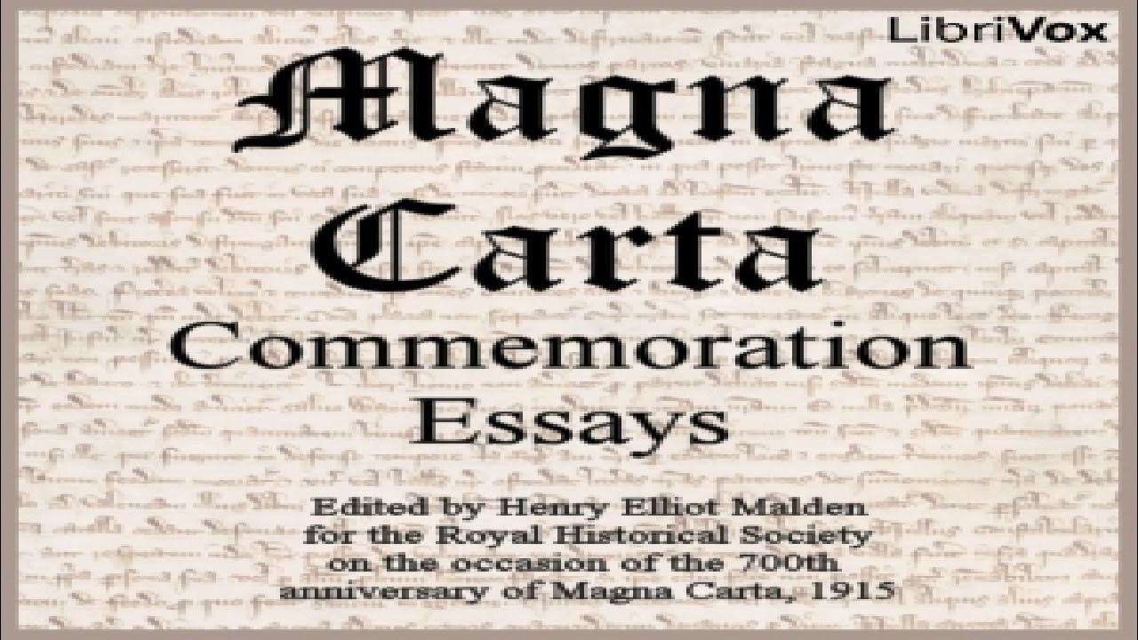 magna carta commemoration essays