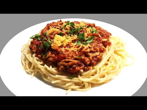 Video: Mleté Maso A špagety Kastrol - Krok Za Krokem Recept S Fotografií