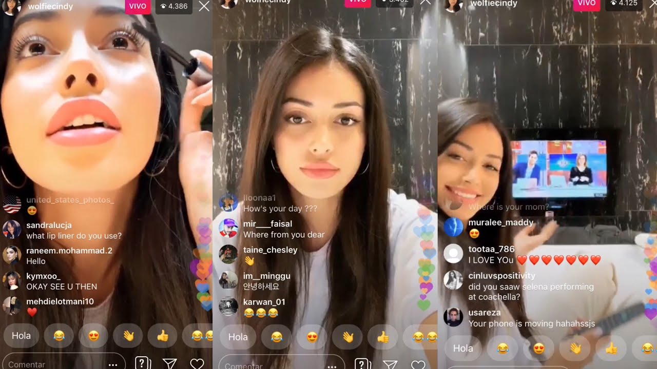 Cindy Kimberly (@wolfiecindy) Instagram LiveStream 26/04/19 - YouTube