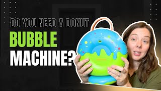 Donut Bubble Machine - No Explanation Needed!