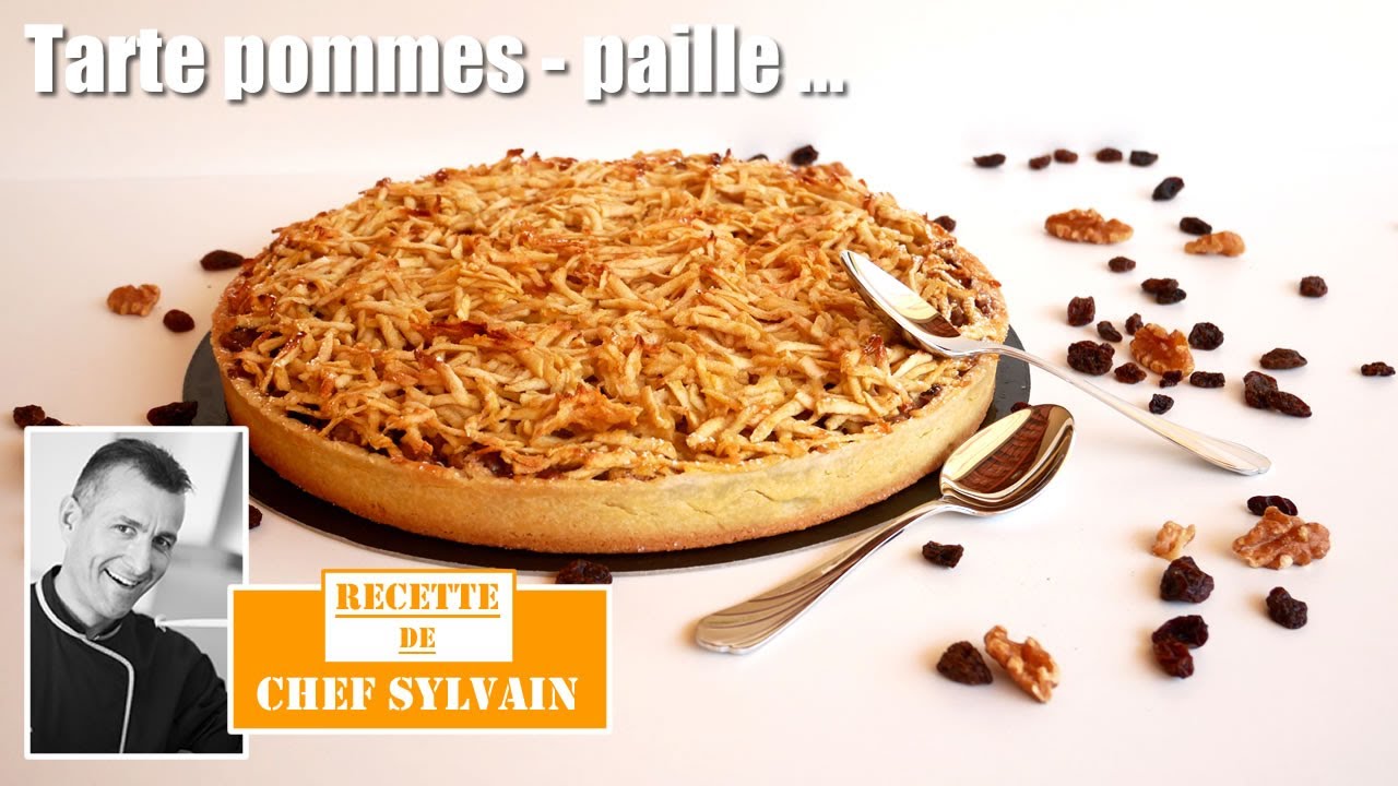 Tarte pomme paille - Recette par Chef Sylvain !