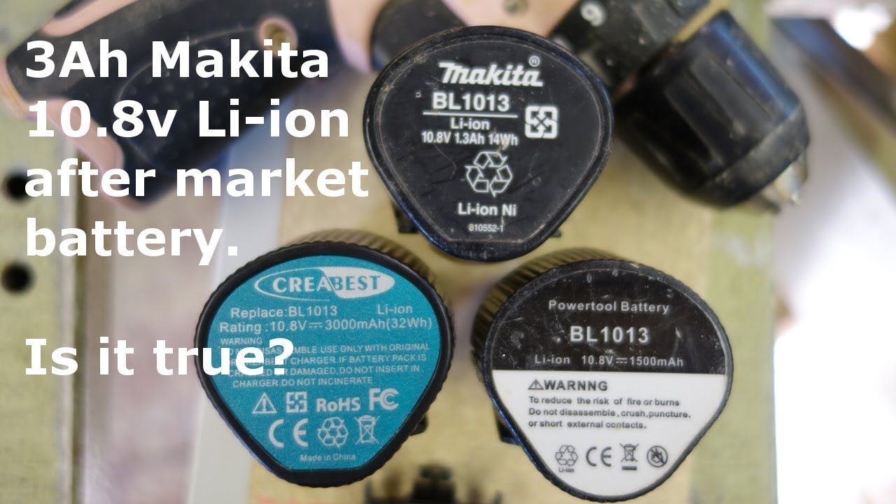 Kaptajn brie grænse Troubled Creabest 3.0Ah Li-ion Replacement Battery for Makita 10.8V, is it real? -  YouTube