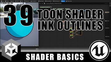 Toon Shader Ink Outlines - Shader Graph Basics - Episode 39