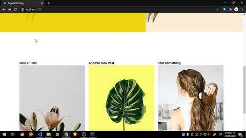 Build and Test an Angular 9 app from Scratch #5 ( Post Component )