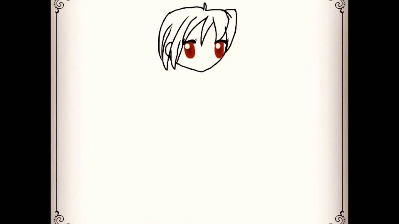 Choco-chan (original character) speed drawing!❤️💜🍰🍫