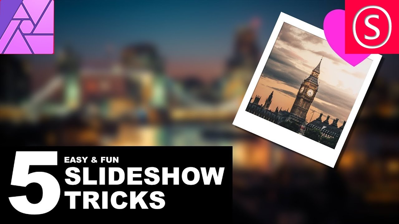 Affinity Photo – 5 Slideshow Design Tricks that are awesome
