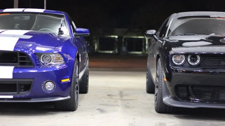 2014 Shelby GT500 Vs 2015 Challenger Hellcat PT. 1