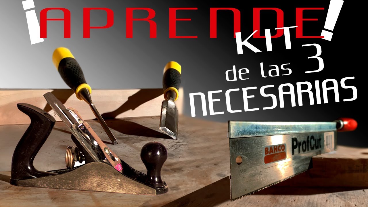 🟣 MIRA las herramientas IMPRESCINDIBLES para MADERA 🪵 