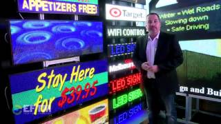 Melbourne LED - Aussie made LED signage - on show at Integrate Sydney