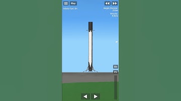 My First Falcon 9 Landing in SFS!!!! #Shorts