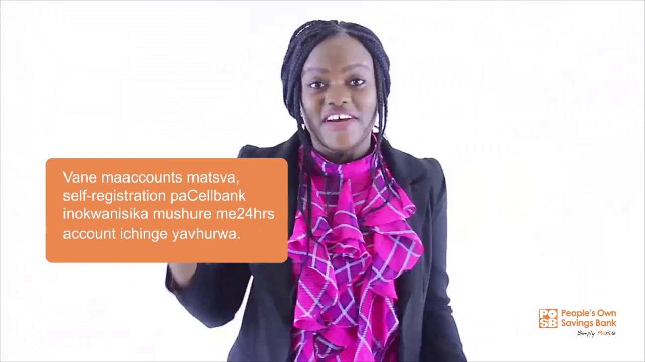 CellBank Self Registration TV Skit   Shona