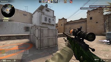 Killing entire enemy team with AWP like pro