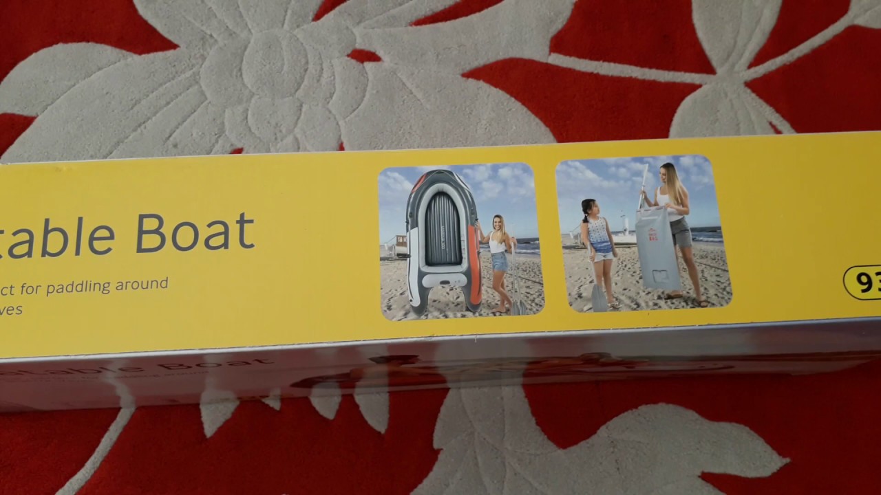 Inflatable Boat from Aldi (by CRANE) Unboxing YouTube