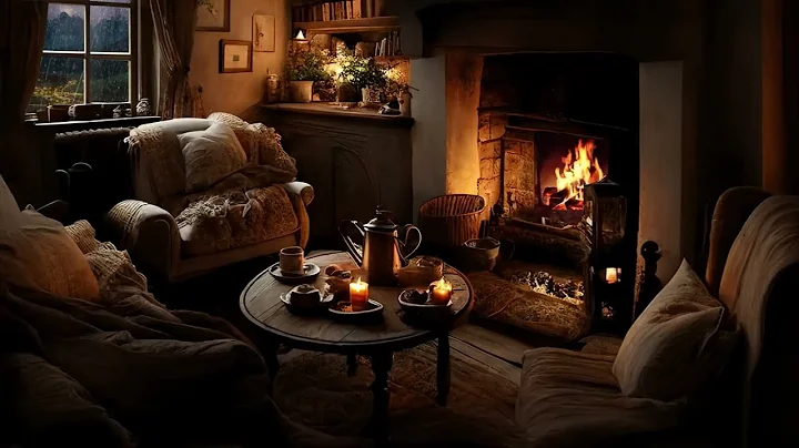 Fall Asleep To The Fantastic Sound of Rain And Thunder with Fireplace | Deep and Restful Sleep - DayDayNews