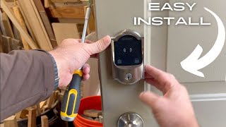 Celebrity Install of Schlage Wifi Deadbolt Smart Lock Net Worth