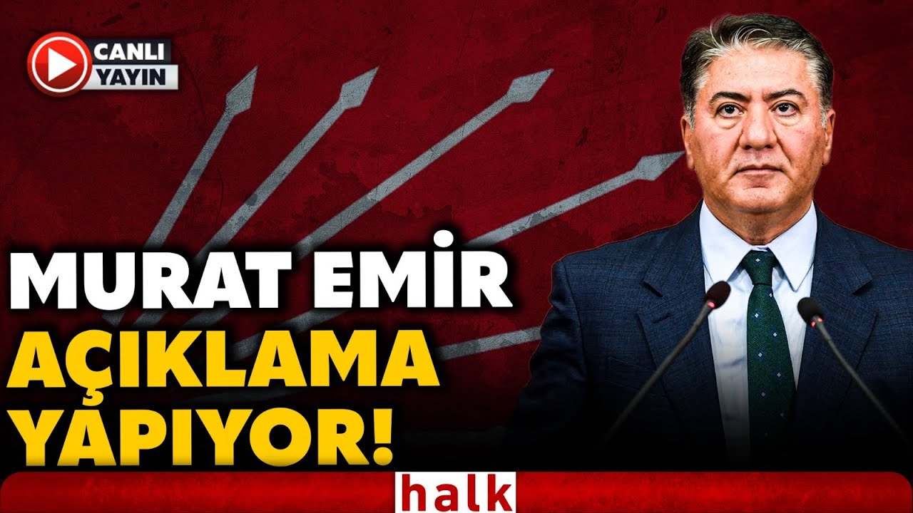 CHP Grup Başkanvekili Murat Emir, TBMM'de açıklama yaptı (10 Eylül 2025)