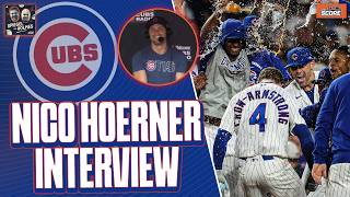 Nico Hoerner talks Cubs' thrilling comeback win over White Sox, fighting in Wrigley Field bleachers