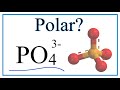 Phosphate Ion Properties and Structure