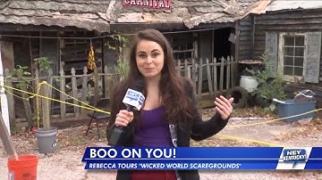 Rebecca Goes to Wicked World Scaregrounds