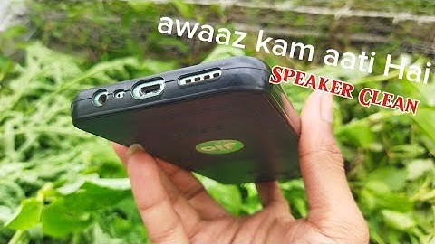 How To Clean Speaker of Mobile 𝕎ith 𝕊ound || Speaker clean redmi 9 power | Dust remove 2025