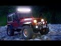 MST CMX / Tamiya Jeep Wrangler YJ - Crawling from Dusk till Night