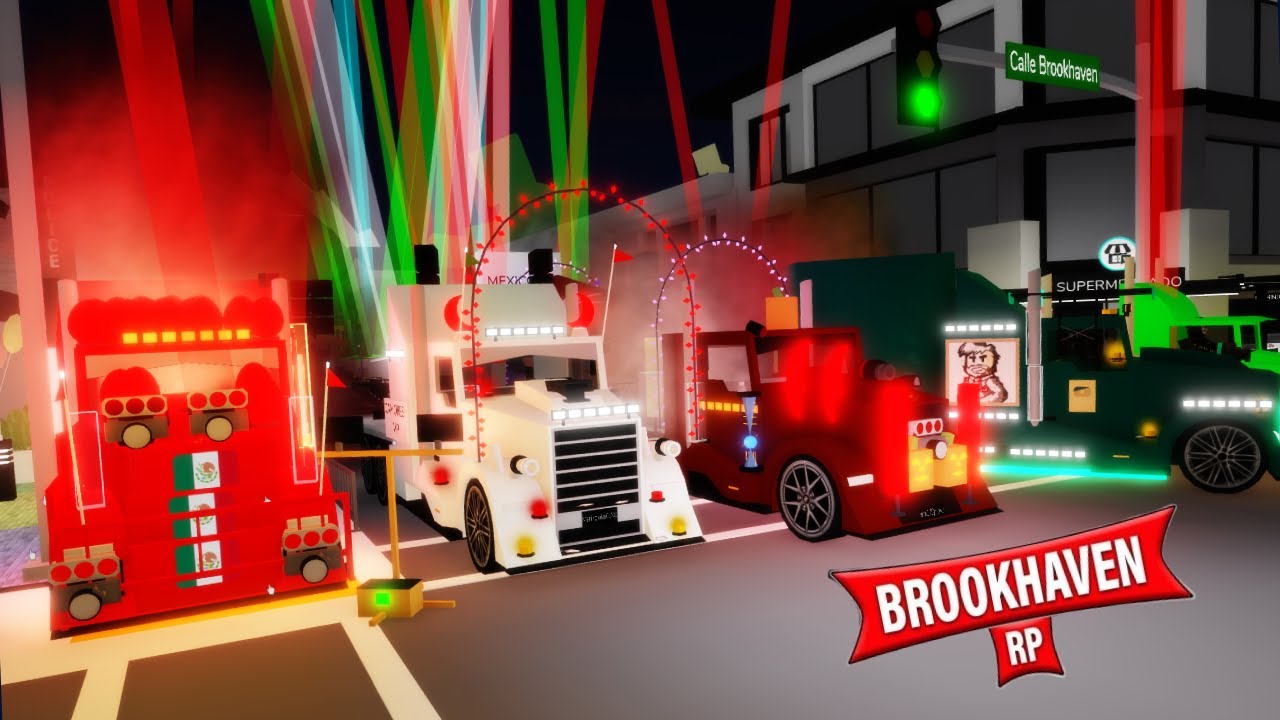 SUPER CAMIONES EN BROOKHAVEN 🏡 RP!