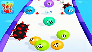 Match Balls 2048 ! All levels Gameplay (132-138) android, ios screenshot 4