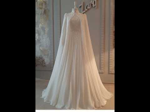 WEDDING DRESSES / فساتين زفاف / BAJU PENGANTIN / GELİNLİK / СВАДЕБНЫЕ ПЛАТЬЯ. #muslimdress #shorts
