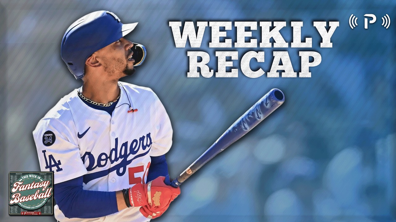 Mookie Stays Red Hot I Fantasy Baseball Weekly Recap I This Week In Fantasy Baseball EP 167