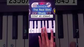 The Real Slim Shady Easy Piano Tutorial
