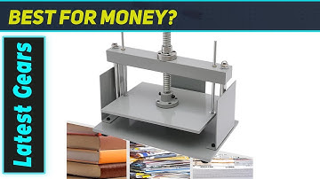 A3 Bookbinding Press: The Ultimate Manual Flattening & Nipping Machine!