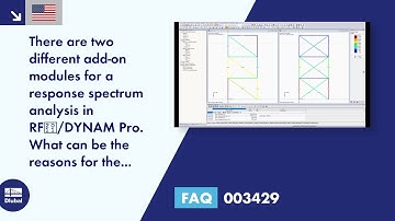 [EN] FAQ 003429 | There are two different add-on modules for a response spectrum analysis in RF‑/...