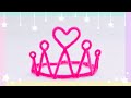 Easy Pipe Cleaner Crown Step by Step Tutorial | Mother’s Day Crafts Ideas For Kids | 母親節皇冠