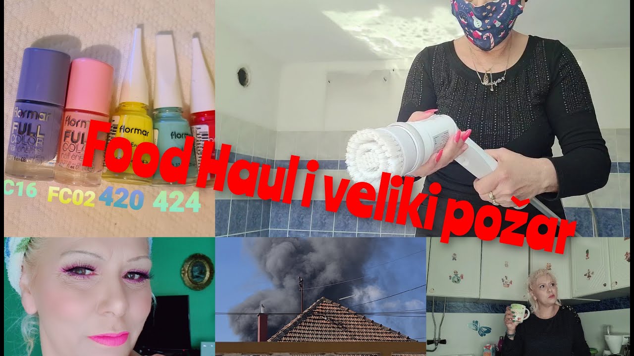 Mali Food Haul cistim letnju kuhinjui na kraju pozar u komsiliku