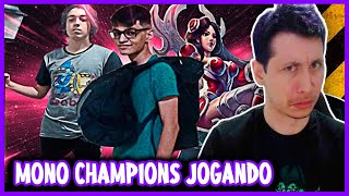 MORENO REAGINDO A COMO OS MONO CHAMPIONS REALMENTE JOGAM #3