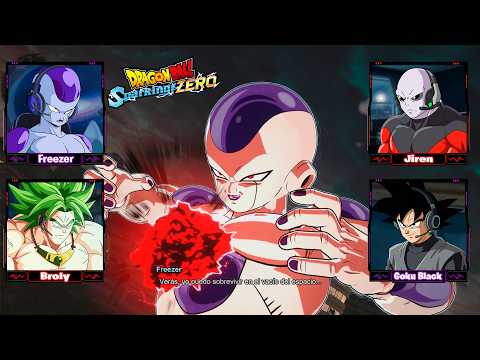 VILLANOS Z VS ANTAGONISTAS SUPER (DRAGON BALL SPARKING ZERO) JIREN BROLY FREEZER CELL | FactyKilian