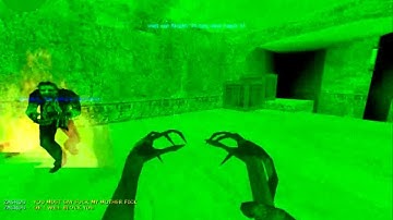 Counter Strike 1.6 - Zombie Mod Multiplayer gameplay on Dust 2